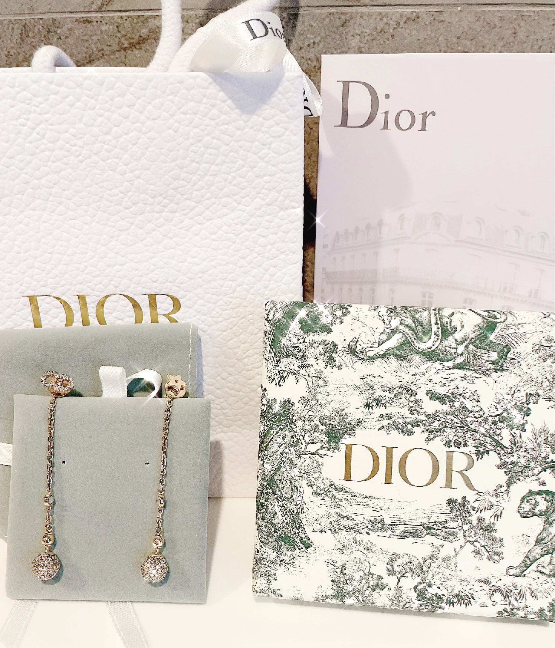 Dior la deals petite tribale earrings