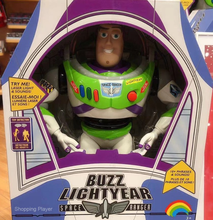 Disney store buzz lightyear best sale interactive talking action figure