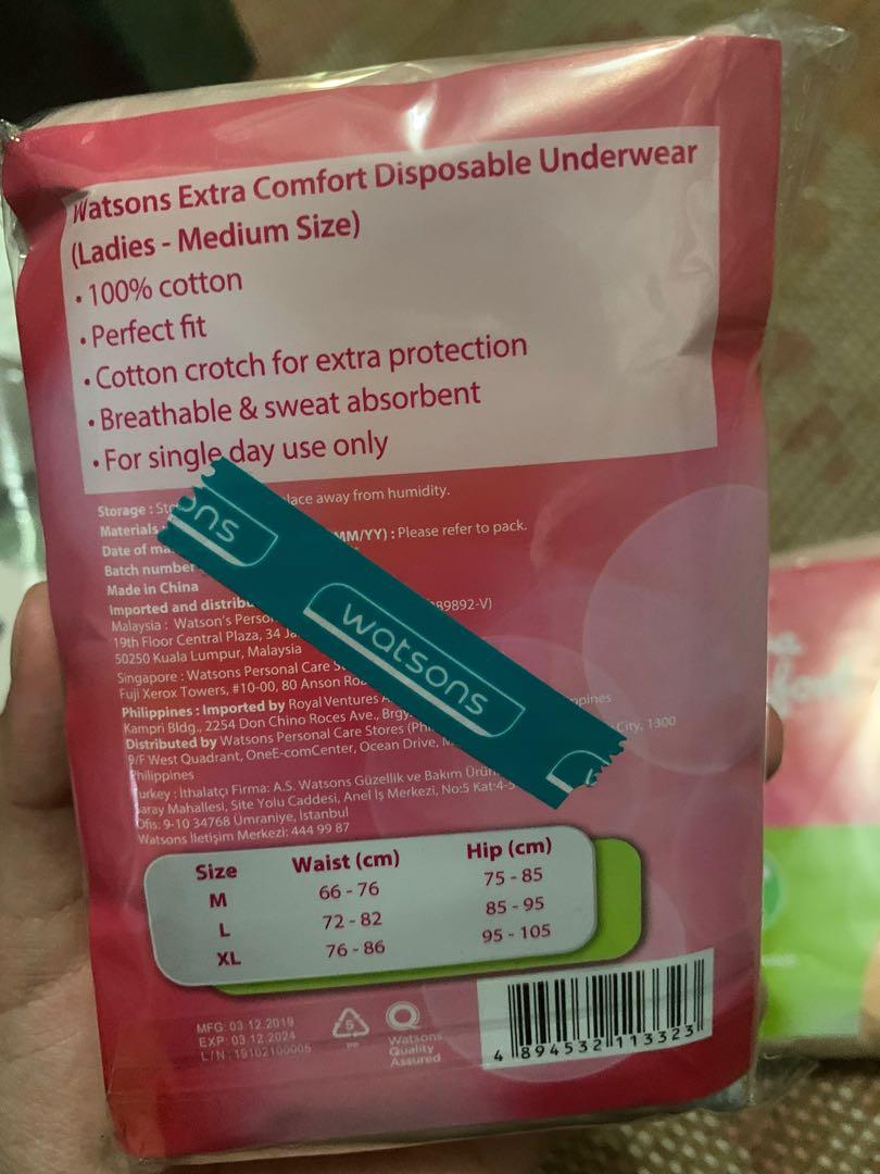 Watsons disposable underwear for maternity (L size), Babies & Kids,  Maternity Care on Carousell