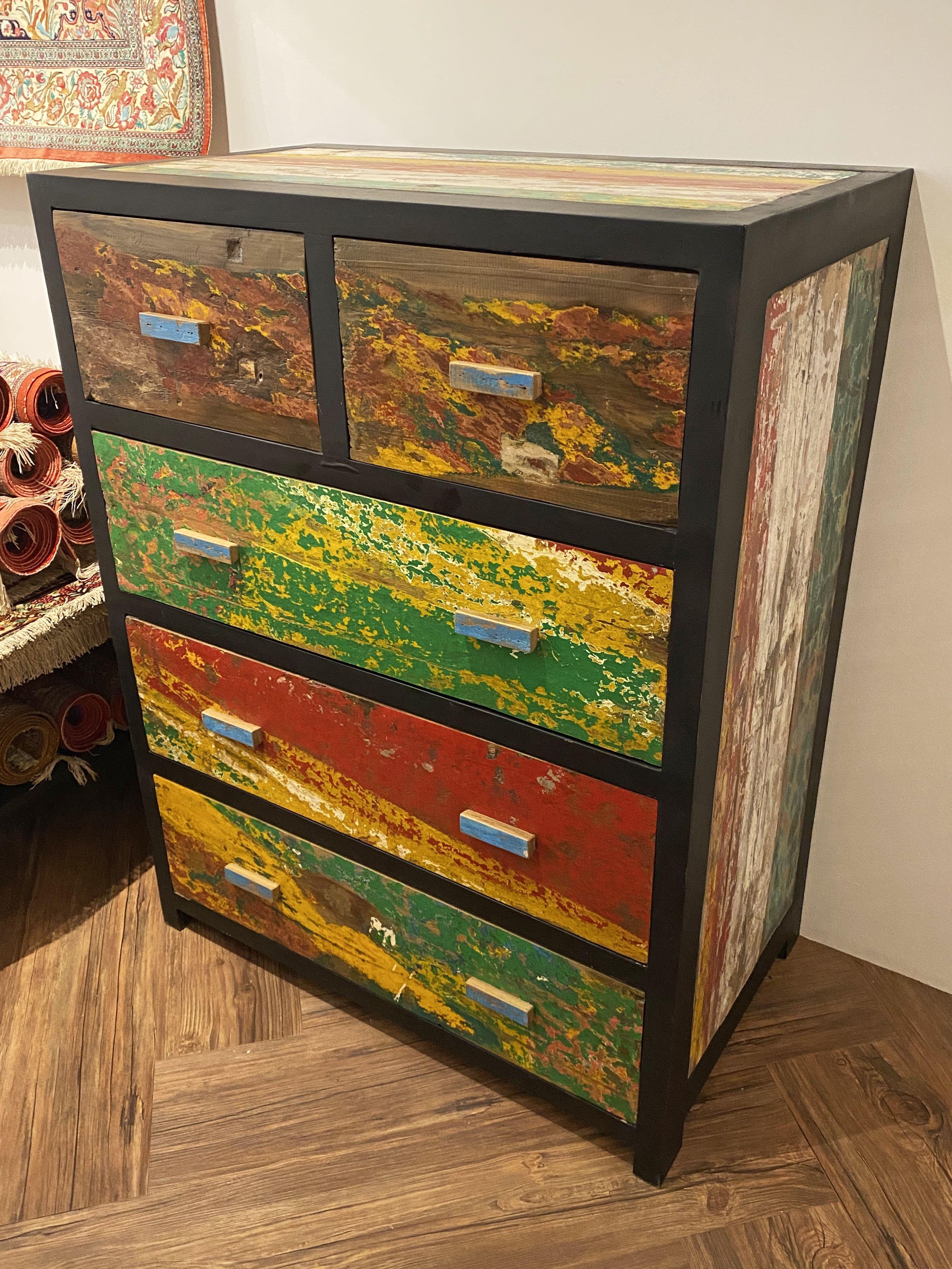 Dresser RECYCLED BOAT WOOD, Furniture & Home Living, Furniture, Shelves