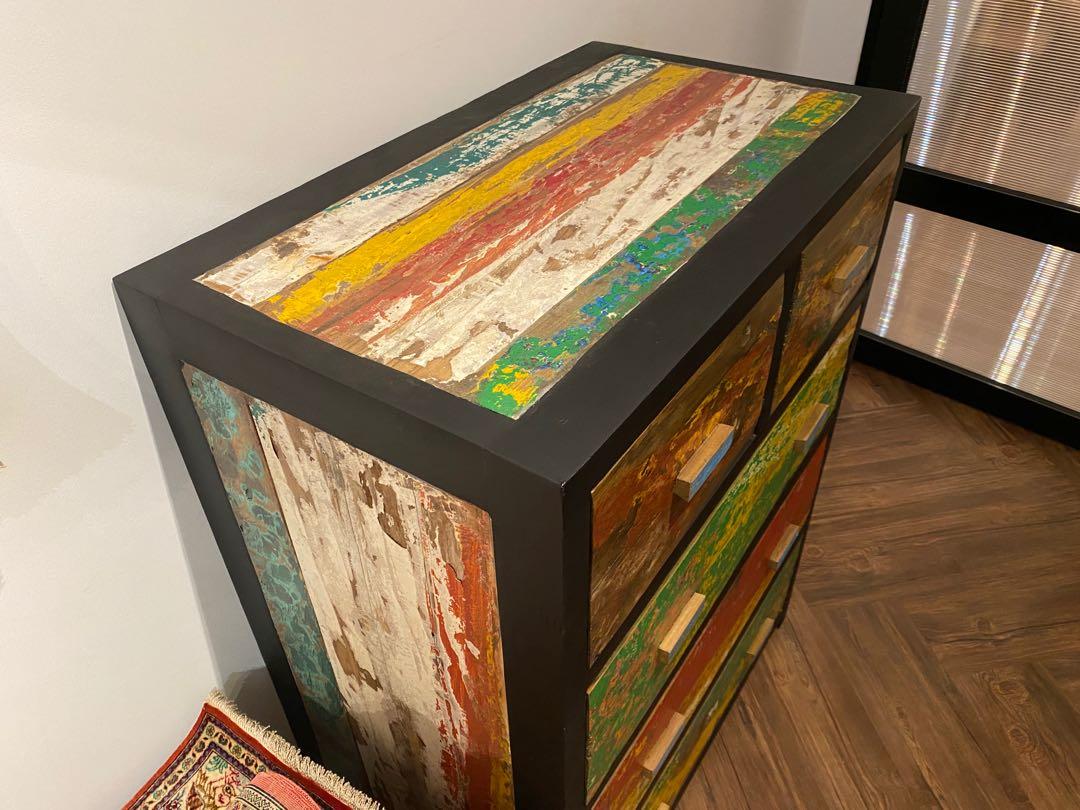 Dresser RECYCLED BOAT WOOD, Furniture & Home Living, Furniture, Shelves