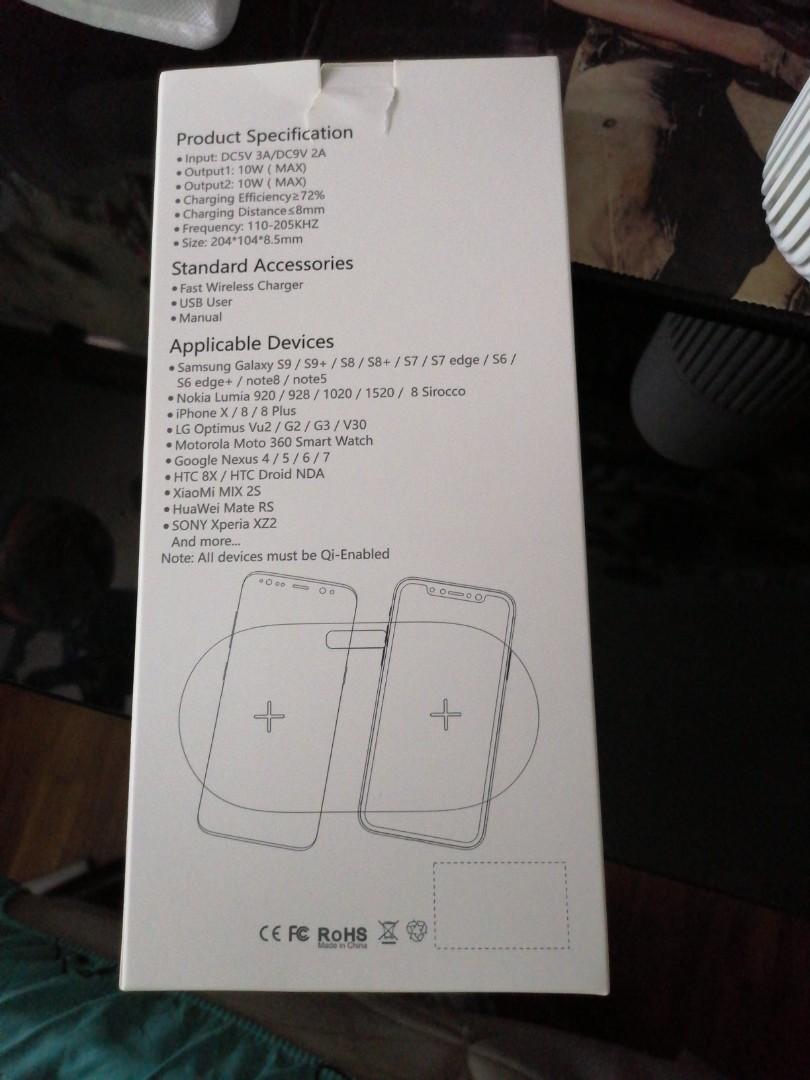 Dual fast charging pad wireless new406105373227110401