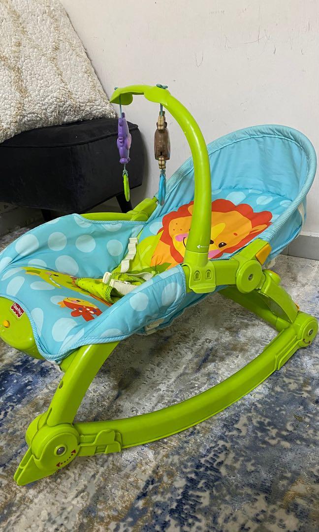 Fisher price rocker(vibrate ), Babies & Kids, Infant Playtime on Carousell