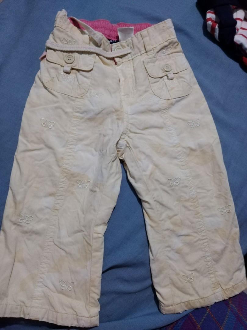 Gap pants for toddlers (Category: Babies & Kids Fashion) located in Rodriguez. Submitted by zyrooo (Listing ID 1117097155, Image 1). Description: Gap pants for toddler 12-18months Used once only.