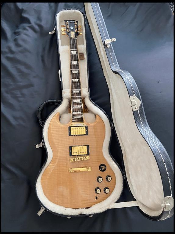Gibson SG Select Natural AAA flame maple body Ultra Rare