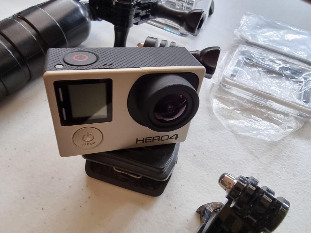 Go Pro Hero 4 silver edition (Category: Cameras) located in Taguig. Submitted by richardrr_24 (Listing ID 1117050065, Image 3). Description: Go pro hero 4 silver edition No issues, no scratches in very good working condition all accessories included in picture +2 battery, charger memory card not included ready to use RFS: Decluttering, not used anymore BGC, Taguig MM area only.
