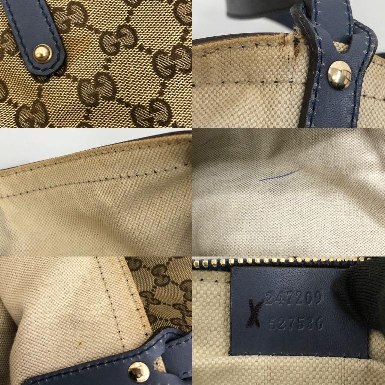 Bag - ep_vintage luxury Store - GUCCI - GG - Bag - Supreme - Leather - 2way  - Gucci Cotton Khaki Pants - Hand - Brown - Tote - 473887 – dct