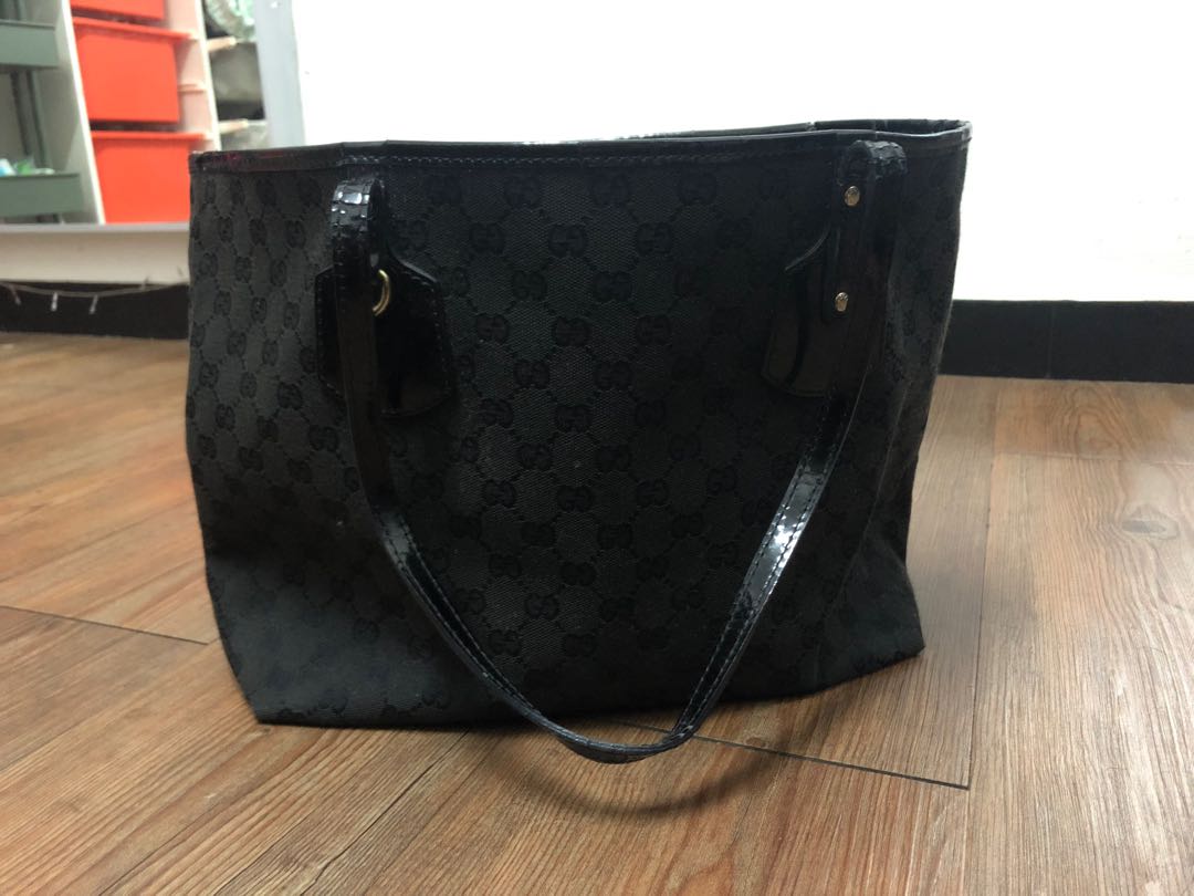 GUCCI TOTE BAG IN BLACK, Women's Fashion, Bags & Wallets, Tote