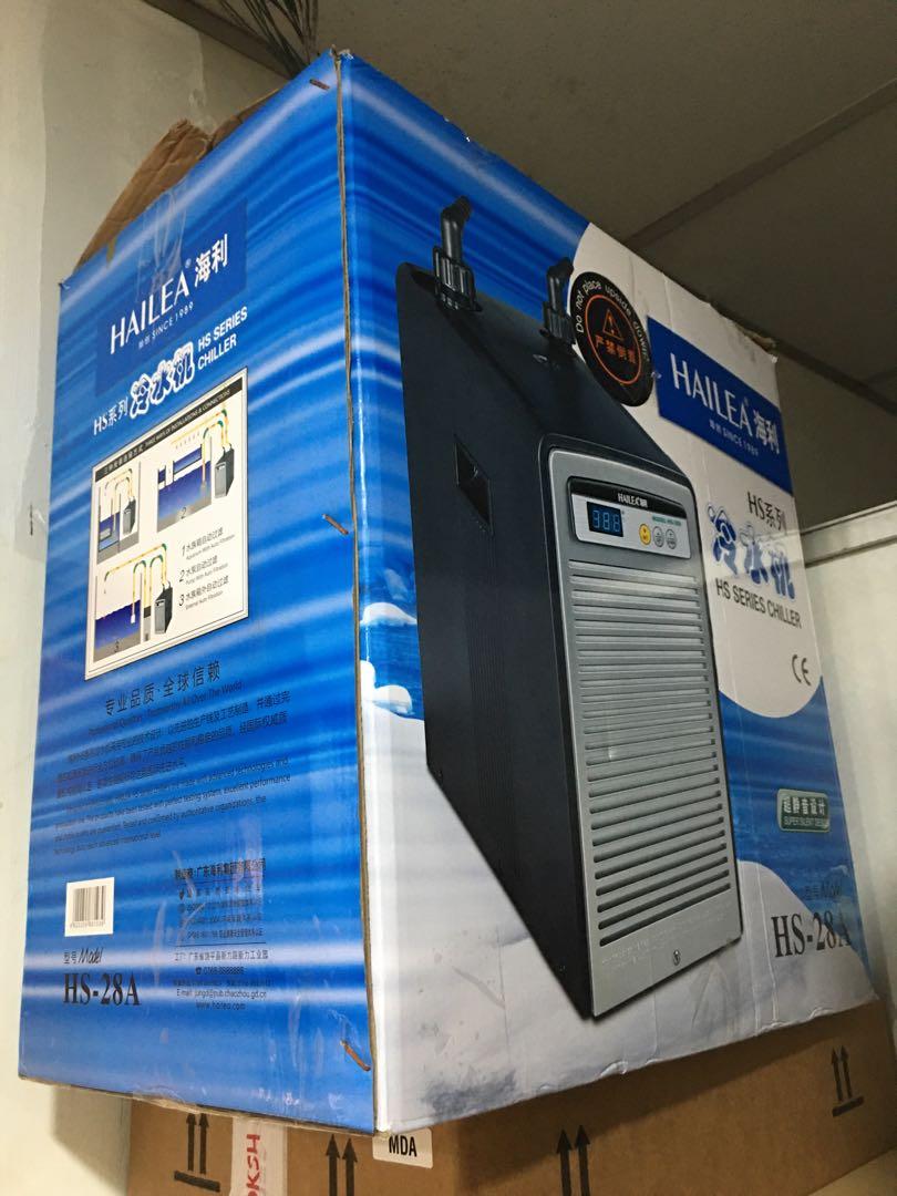 Hailea Hs 28a 1 10hp Aquarium Chiller Used Pet Supplies Pet Accessories On Carousell
