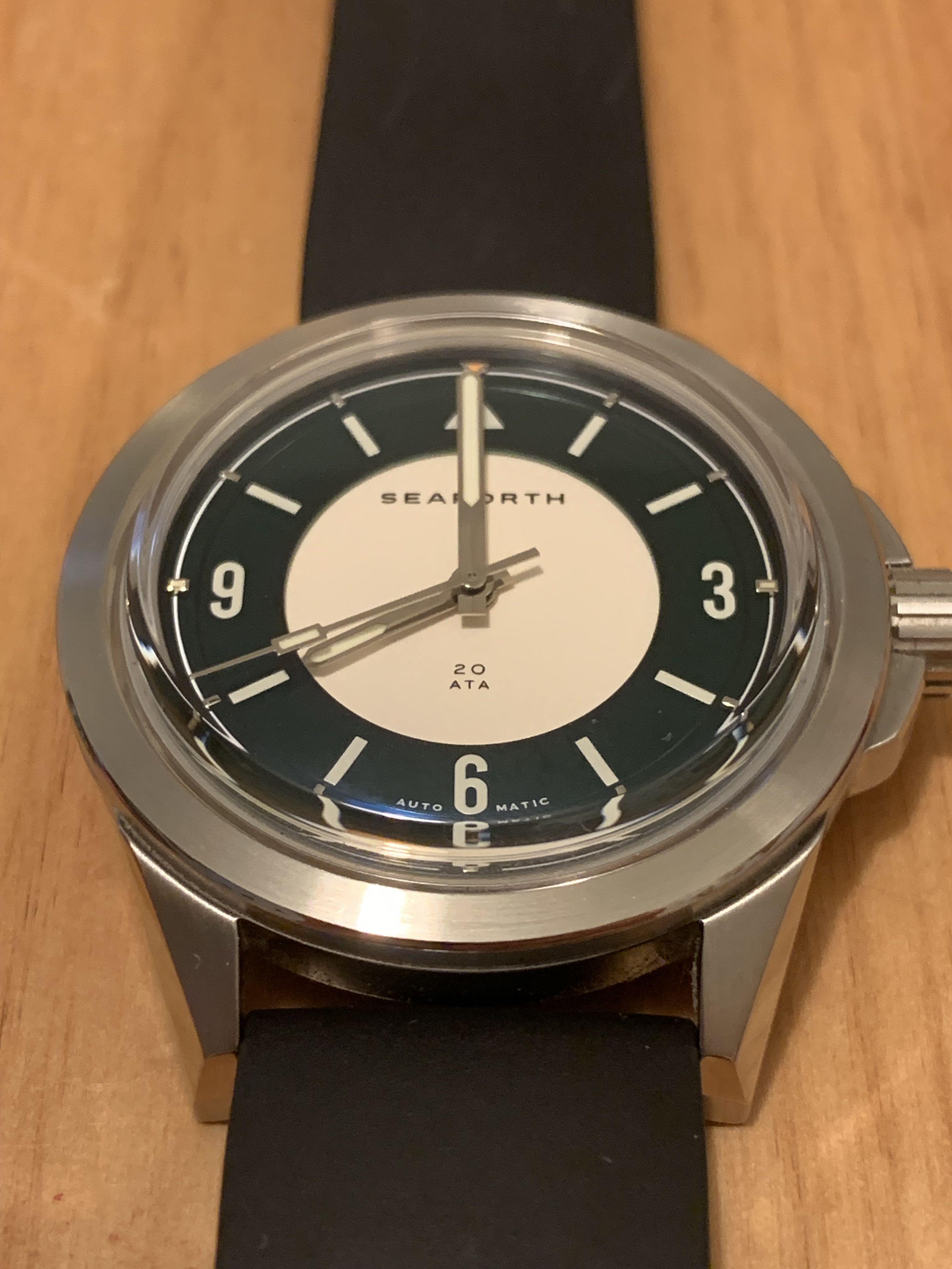 Halios x roldorf seaforth limited edition green dial