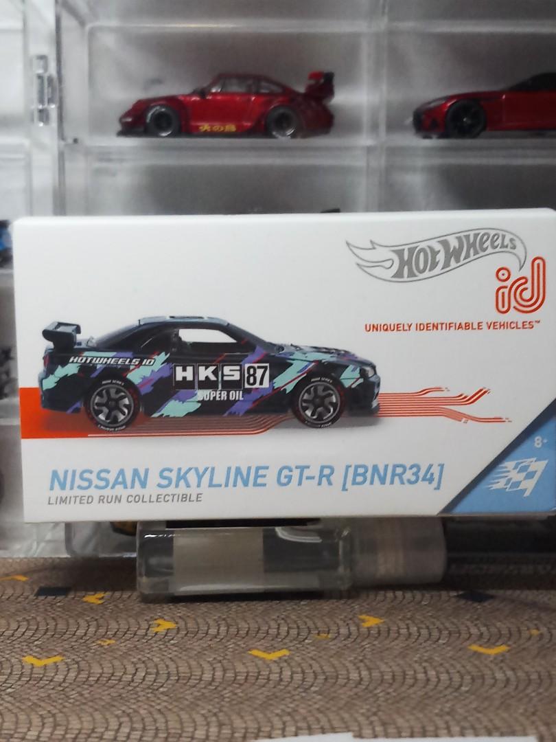 1/64 Kyosho NISSAN SKYLINE GT-R R34 BNR34 BLACK w/ grey wheels diecast car model