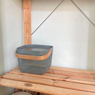 IKEA 置物籃 藍色 絕版