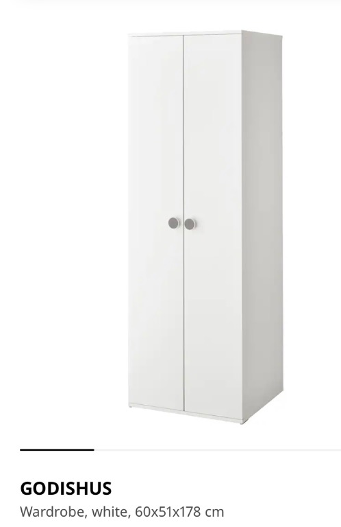 Ikea Godishus Wardrobe, Furniture & Home Living, Furniture, Shelves ...