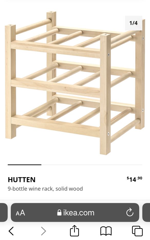 Ikea hutten wine new arrivals rack