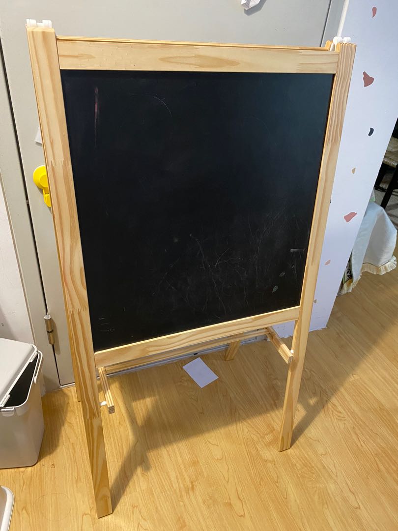 IKEA MALA Chalkboard Easel (Blackboard & Whiteboard), Furniture & Home