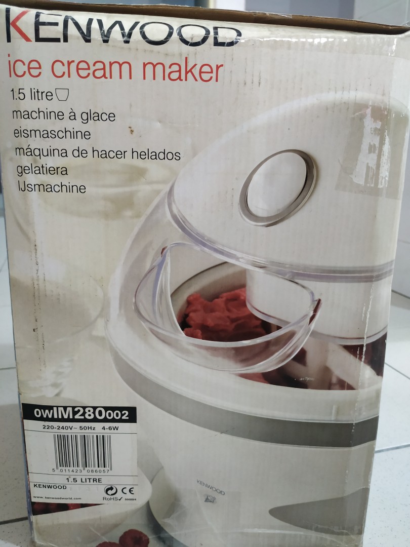Kenwood Ice Cream/ Gelato Maker Machine, TV & Home Appliances, Kitchen