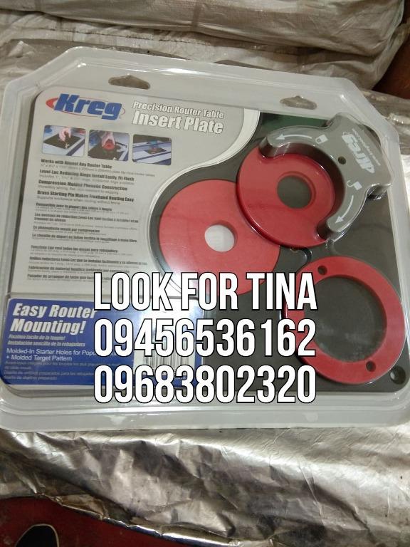 Kreg Router table insert plate (Category: Construction Tools & Equipment) located in Manila. Submitted by tina.sales (Listing ID 1117045221, Image 1). Description: Kreg Router table insert plate Brand: Kreg Code: PRS4038 PRICE: 4,420.