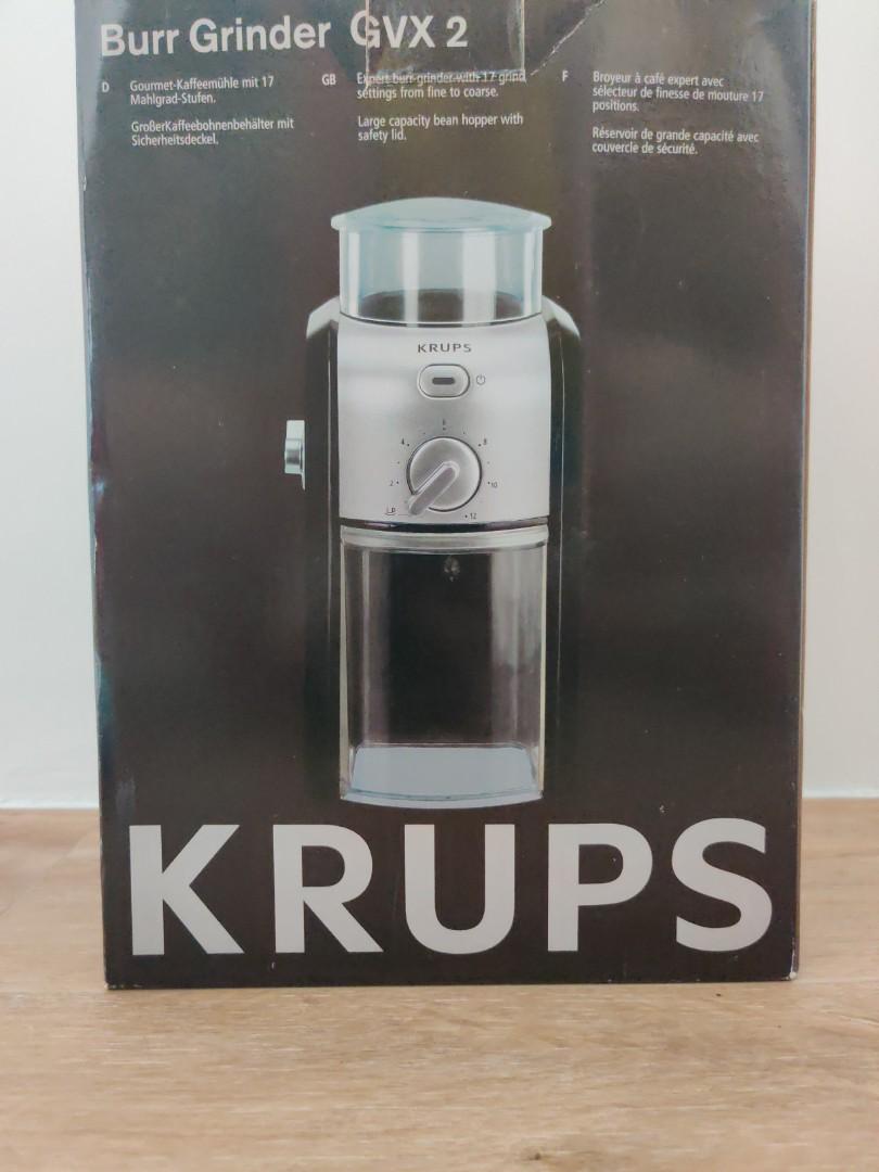 Krups Burr Grinder GVX242, TV & Home Appliances, Kitchen Appliances