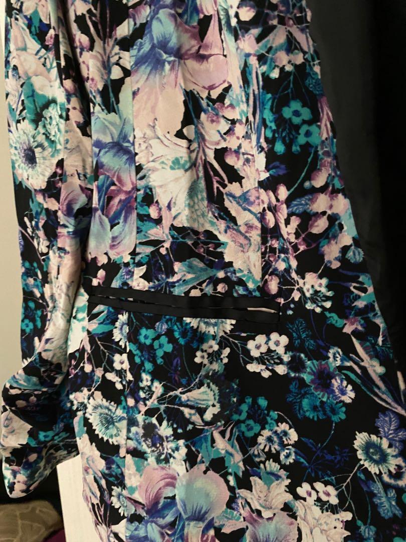 Lauren conrad floral blazer cheap