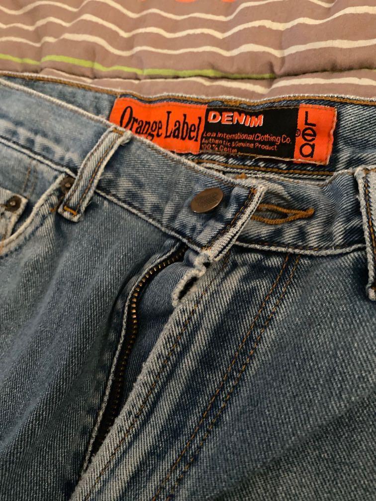 Lea Denim Jeans size 32, Fesyen Pria 