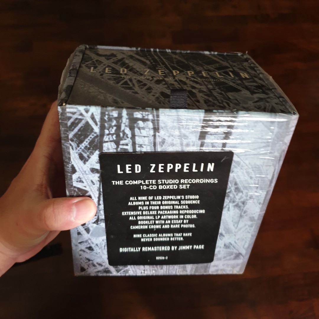 Led Zeppelin Complete Studio Recording Boxset 10 CDs Shrinkwrapped