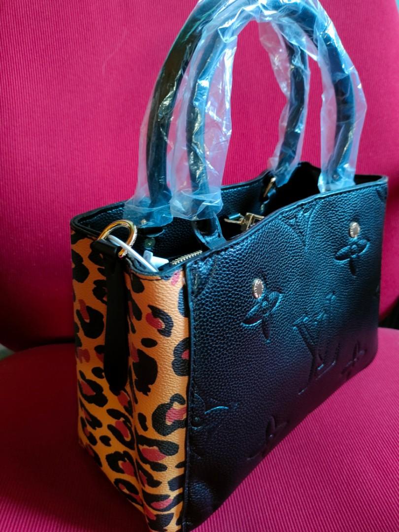 Leopard in Black- LV Bag Montaigne, Luxury, Bags & Wallets on Carousell