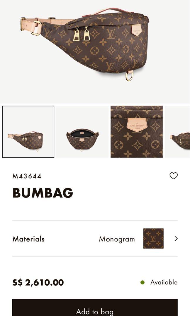 Louis Vuitton M40108 Monogram Bum Bag Bosfall H15cm x W15cm x D3cm w/Bag  Ladies