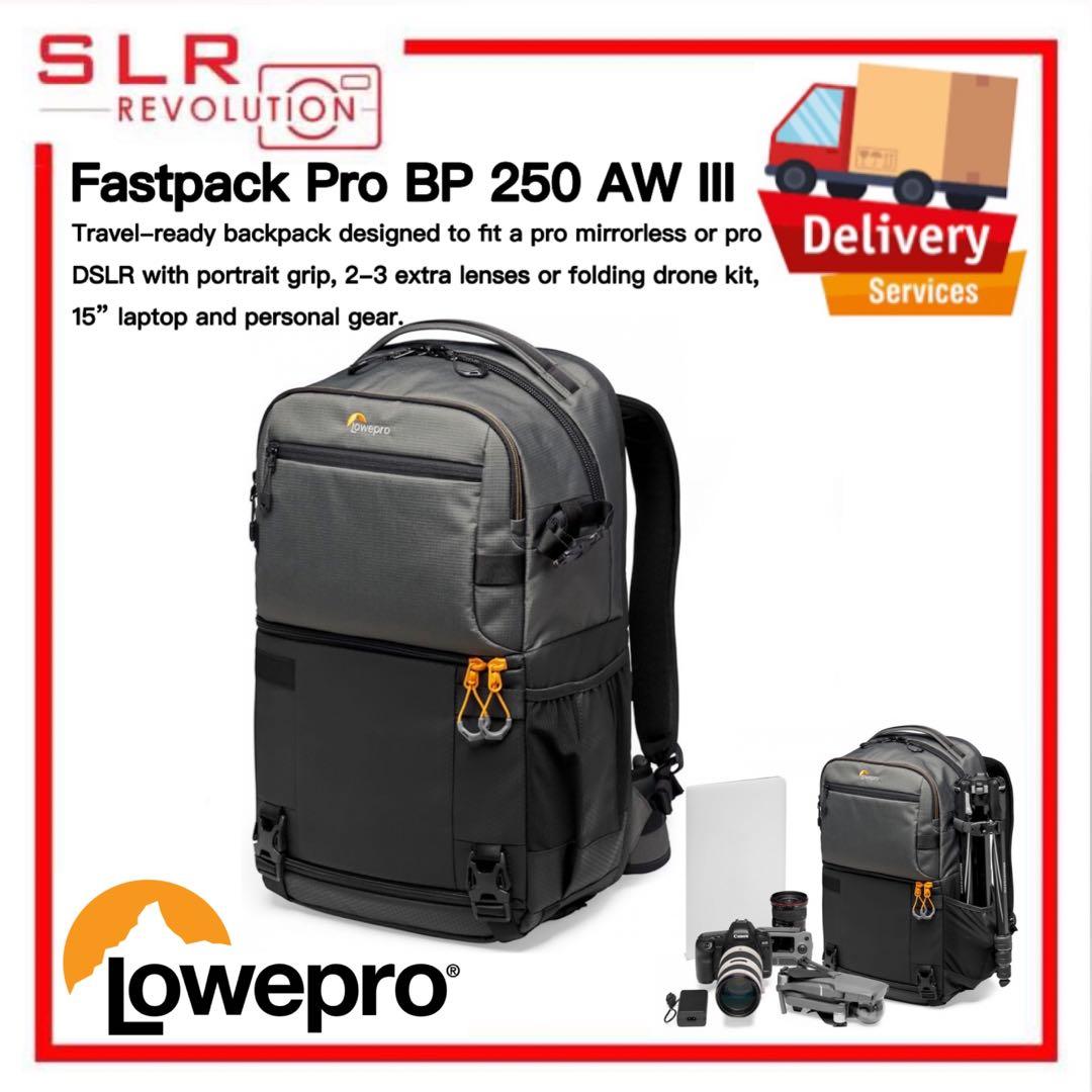 優先配送 カメラバッグ ファストパック プロ BP250AW III LP37331-PWW グレー ロープロ fucoa.cl