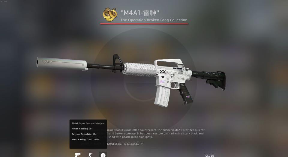 M4A1S Printstream, Video Gaming, Gaming Accessories, InGame Products