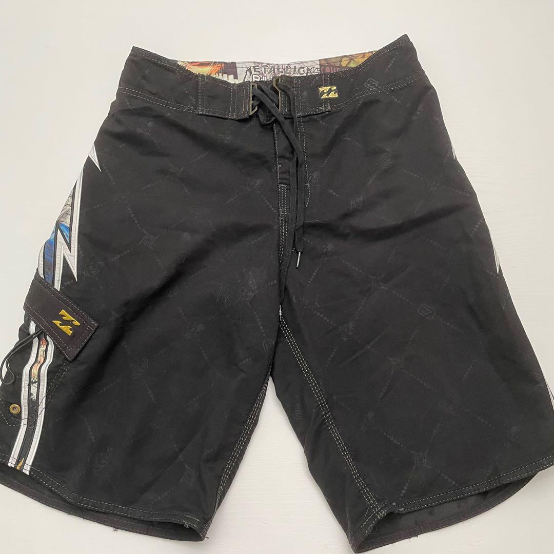 Metallica x Billabong Board Shorts, Men's Fashion, Bottoms, Swim Trunks