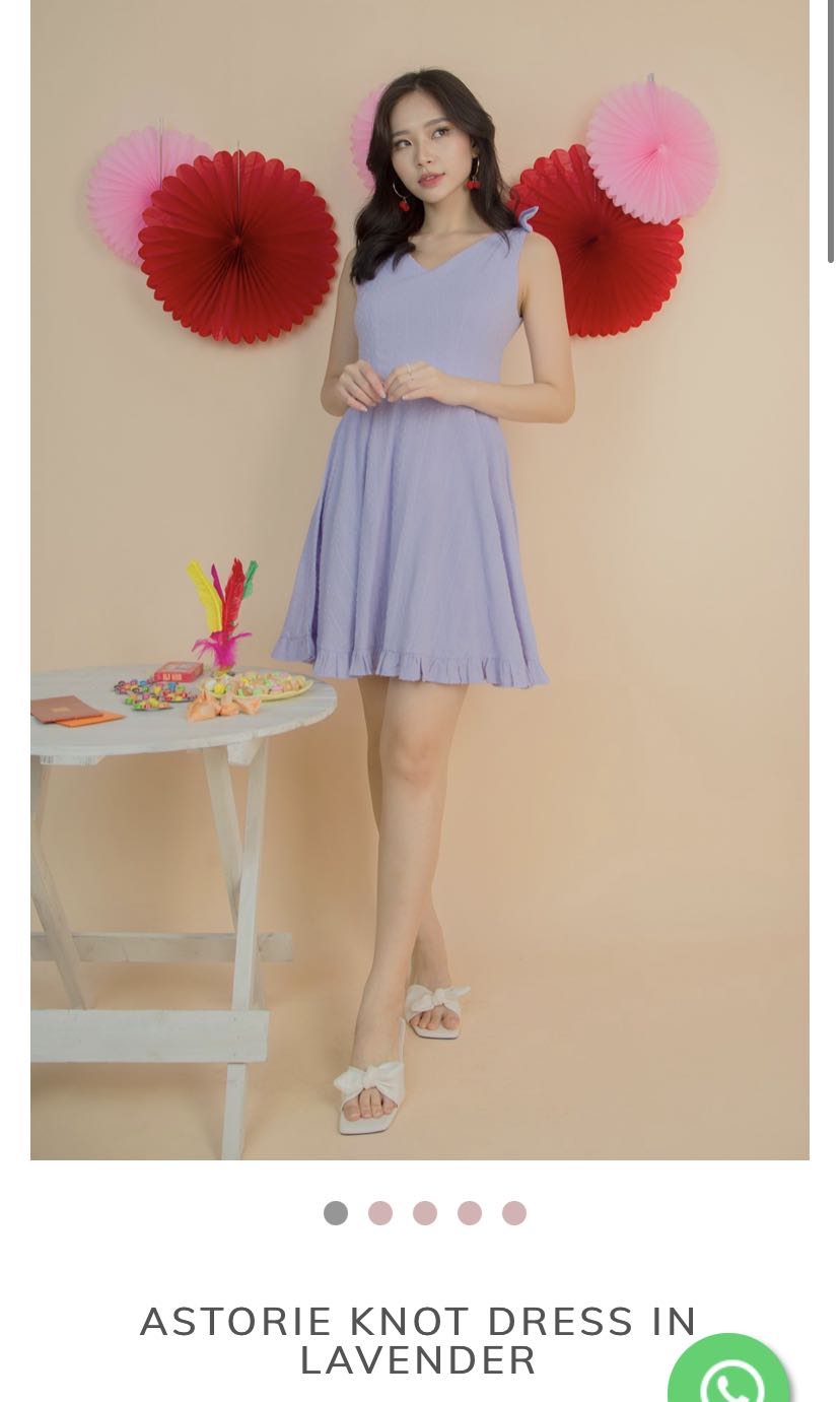 MGP Astoria knot dress lavender, Women's Fashion, Dresses ...