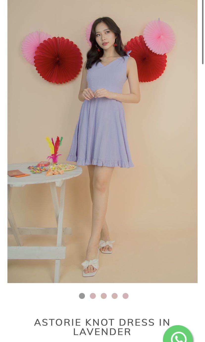 MGP Astoria knot dress lavender, Women's Fashion, Dresses ...