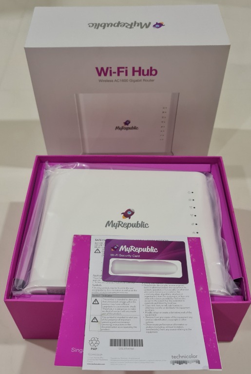 Myrepublic wifi hub+ clearance