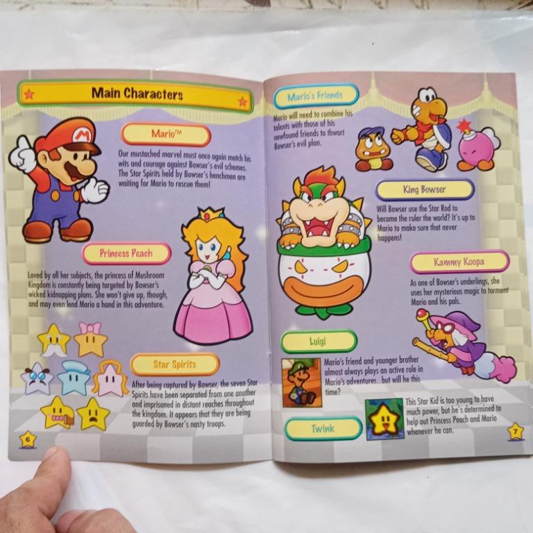 N64 Paper Mario Instruction Booklet & Box Only, Video Gaming, Video ...