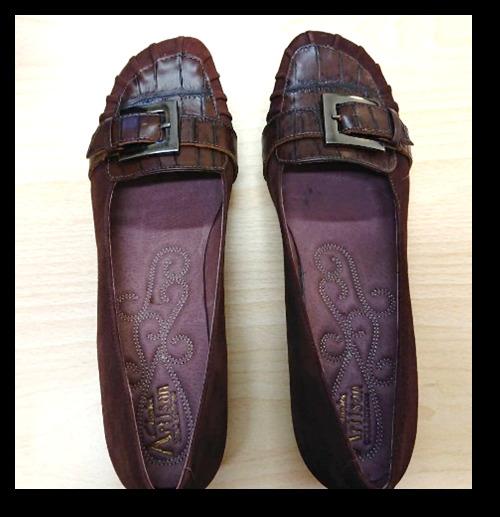 NEW Clarks Women's Shoes purple), Size 5.5UK/25cm, 鞋, 平底鞋- Carousell