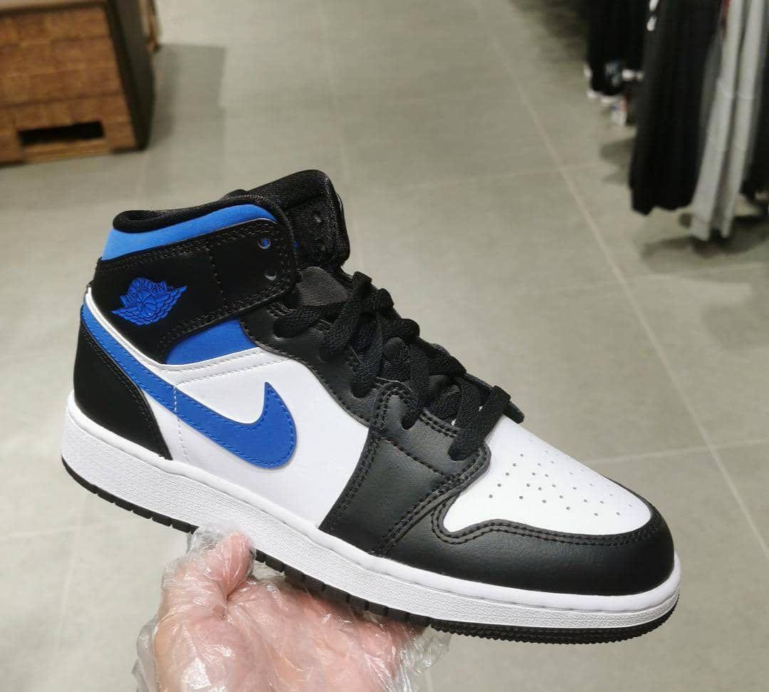 Nike air jordan blue white black Clearance