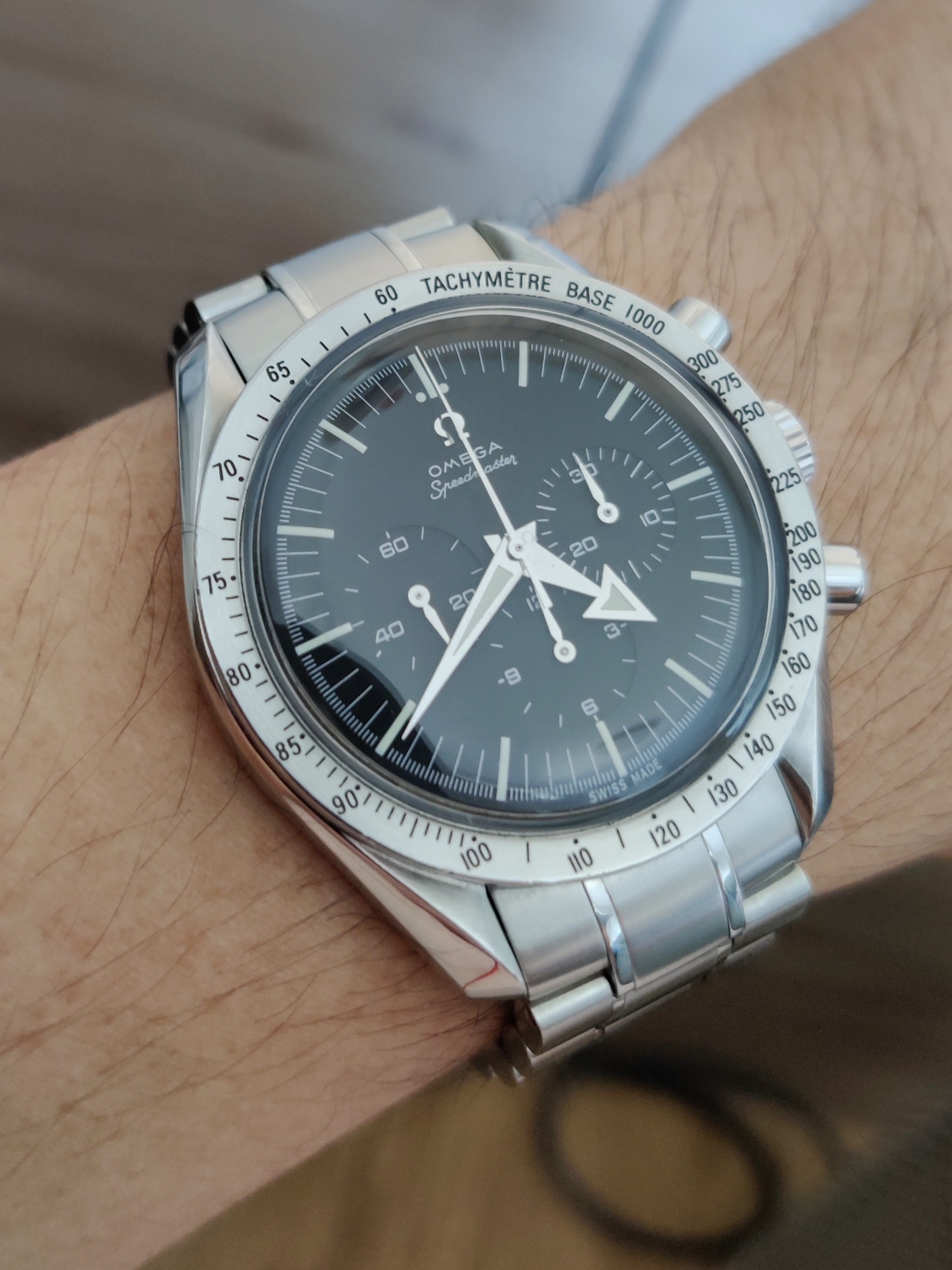 Omega Speedmaster Broad Arrow 3594.50 Luxury Watches on
