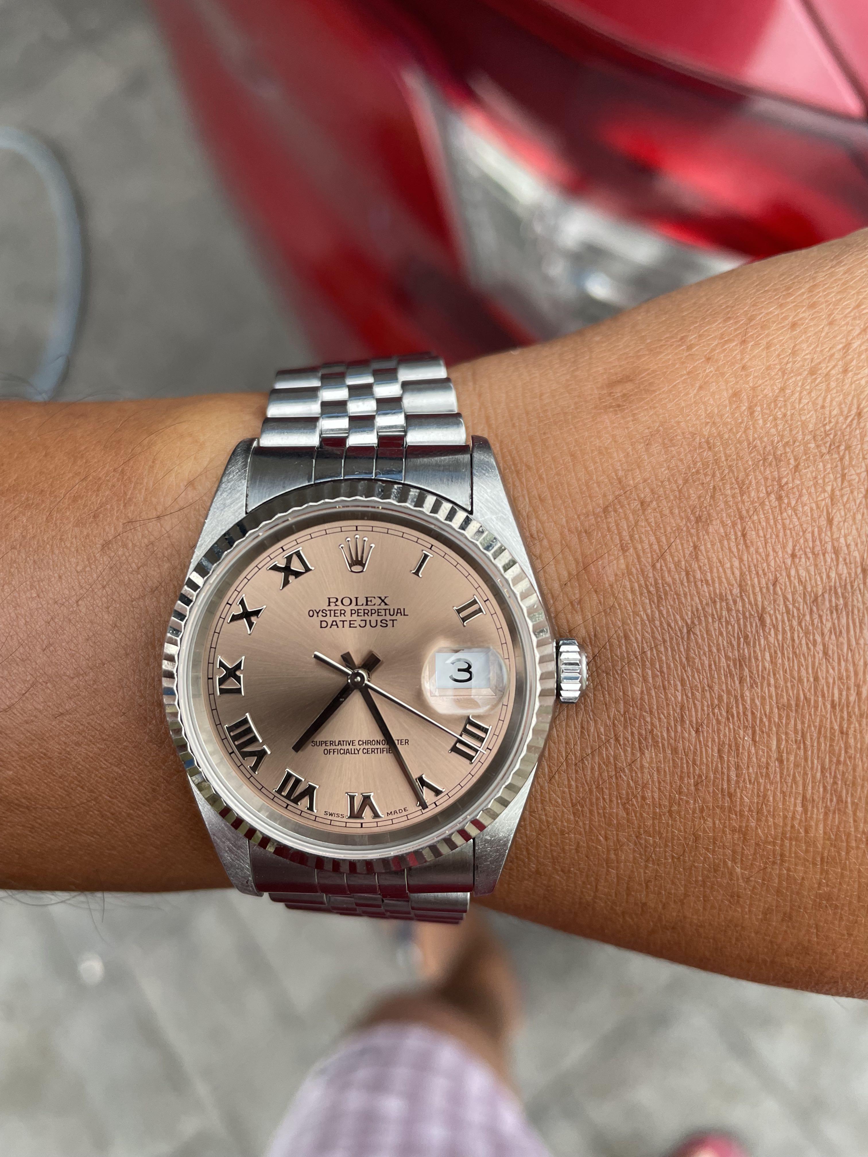Rolex 16234 salmon dial new arrivals