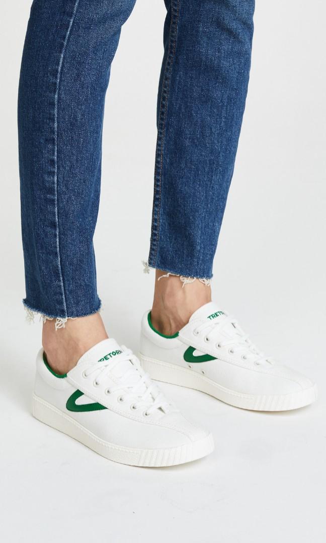 ORIGINAL TRETORN NYLITE CNVS GREEN, Women's Fashion, Footwear, Sneakers on  Carousell