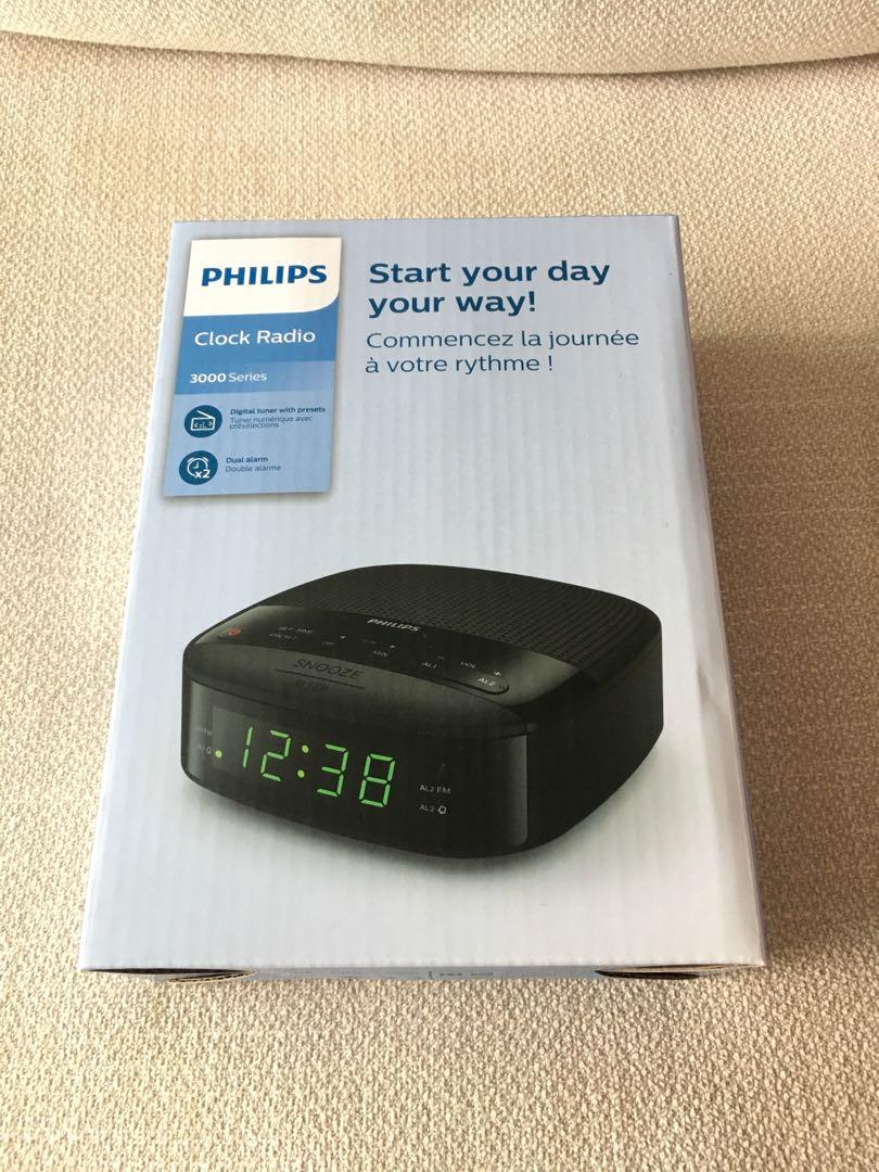 Philips Clock RadioWecker 3000 Series TAR3205/98, TV & Home