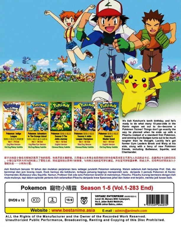 Pokemon season 1 all episodes in english sales
