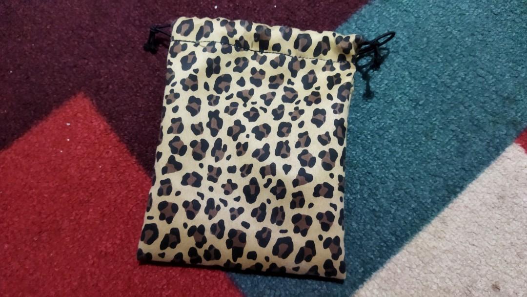 leopard pouch