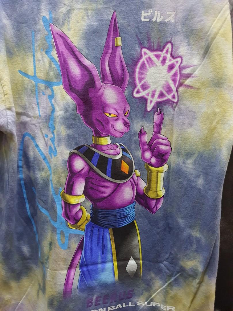 Primitive x dragon ball super beerus purple wash hoodie best sale