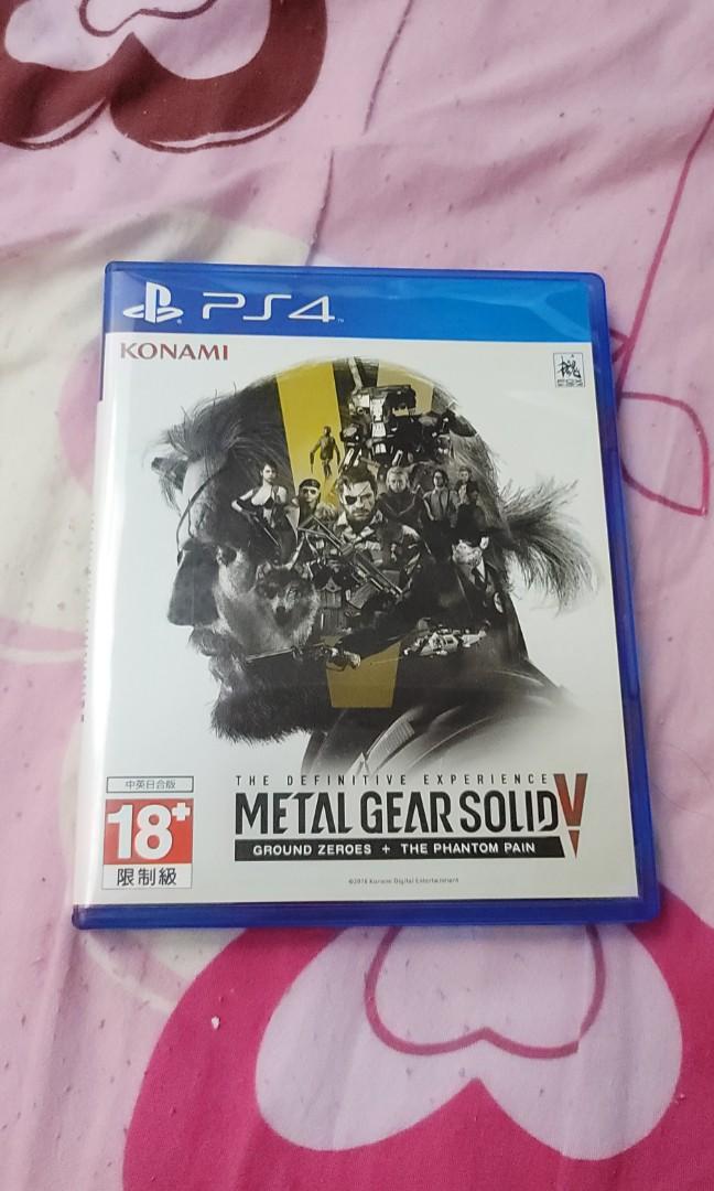 Ps4 Metal Gear Solid V 中文版全集 遊戲機 遊戲機遊戲 Playstation Carousell