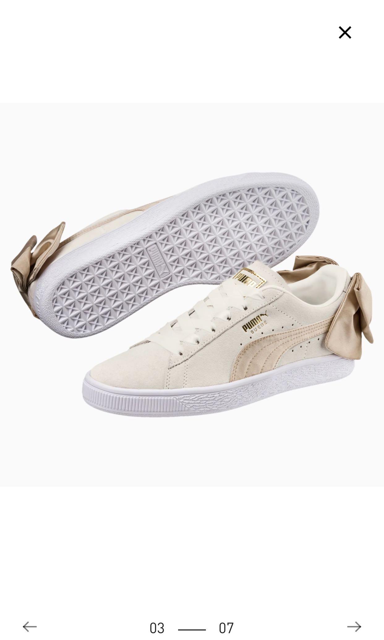 Puma trainers hotsell with bow