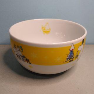 11cm or 4" Rare Cute Medium Round Yellow KFC Moomin Moominvalley Ceramic Cereal Soup Bowl