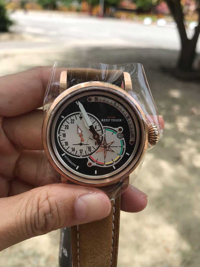 Reef tiger sales automatic watch