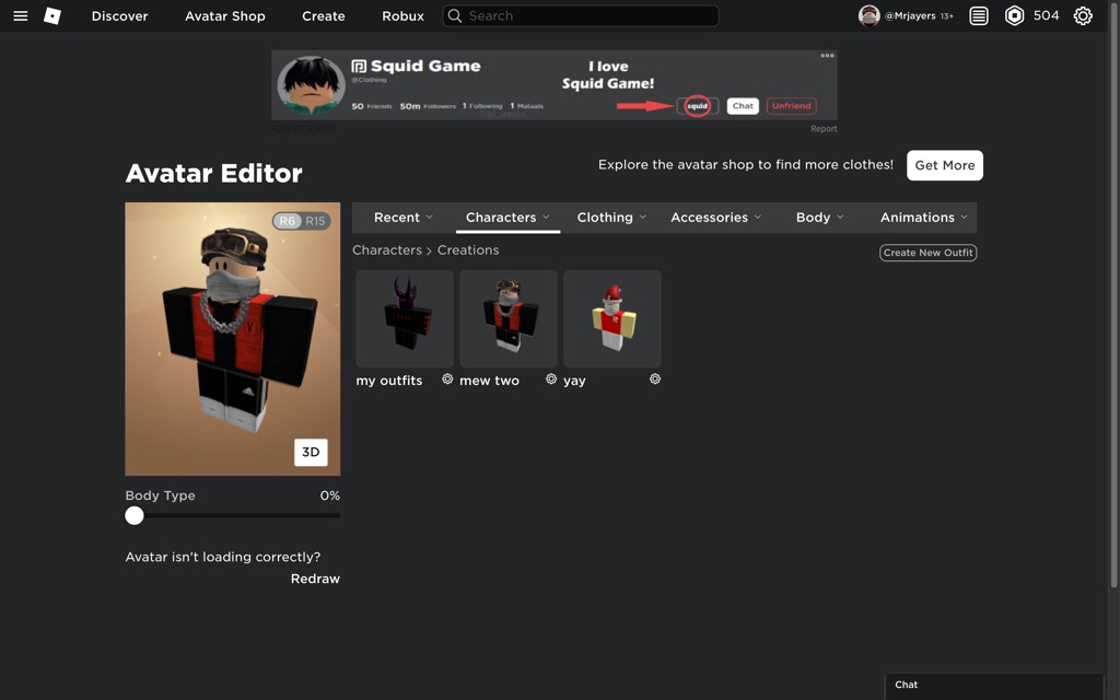 Roblox account 500 robux , Video Gaming, Gaming Accessories, Game Gift ...