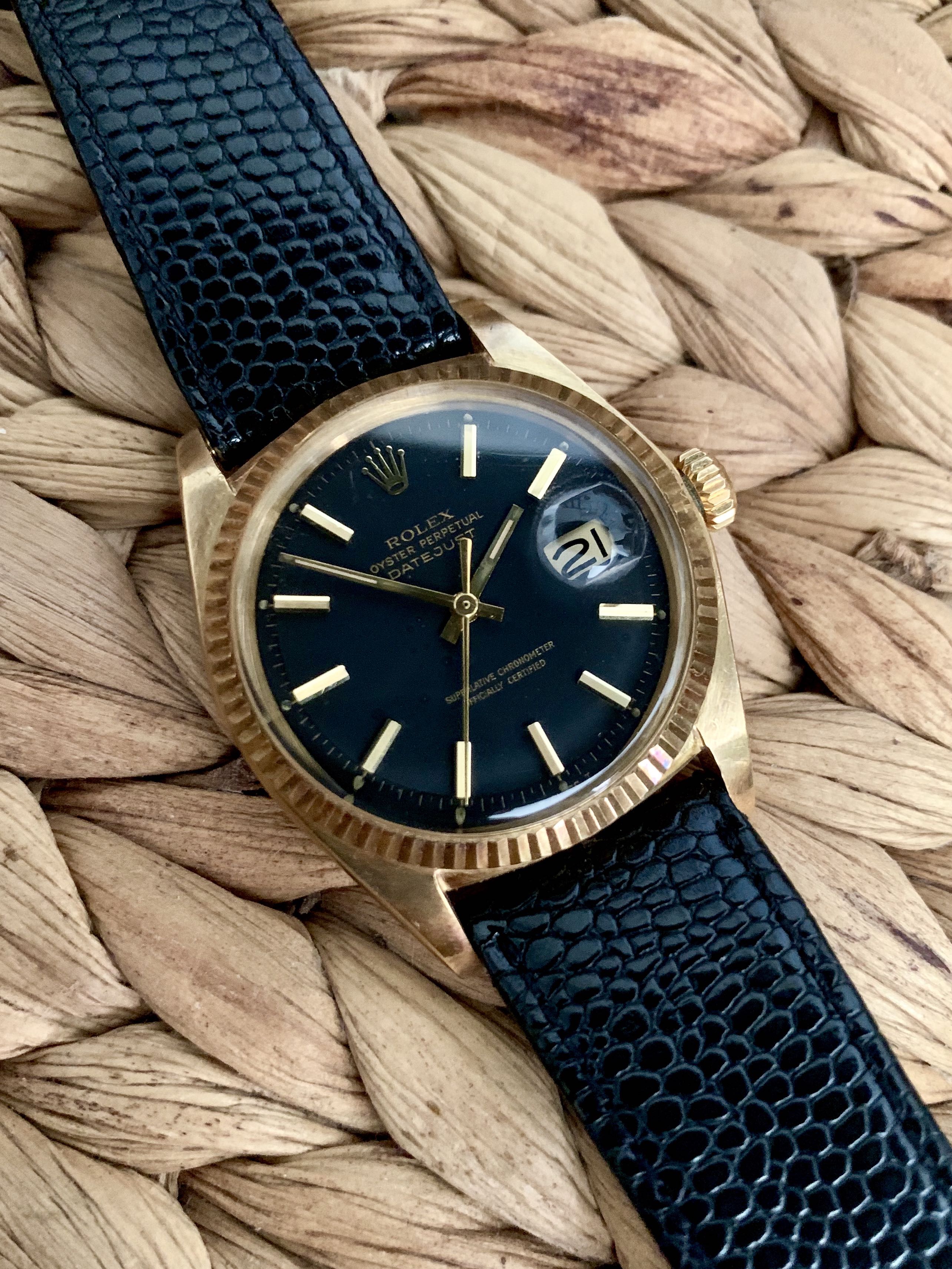 Rolex 1601 18k Solid Gold Luxury Watches on Carousell