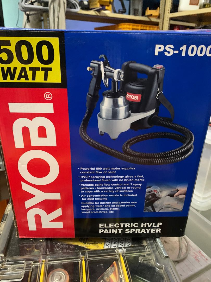 Ryobi 500w HVLP paint sprayer, Hobbies 